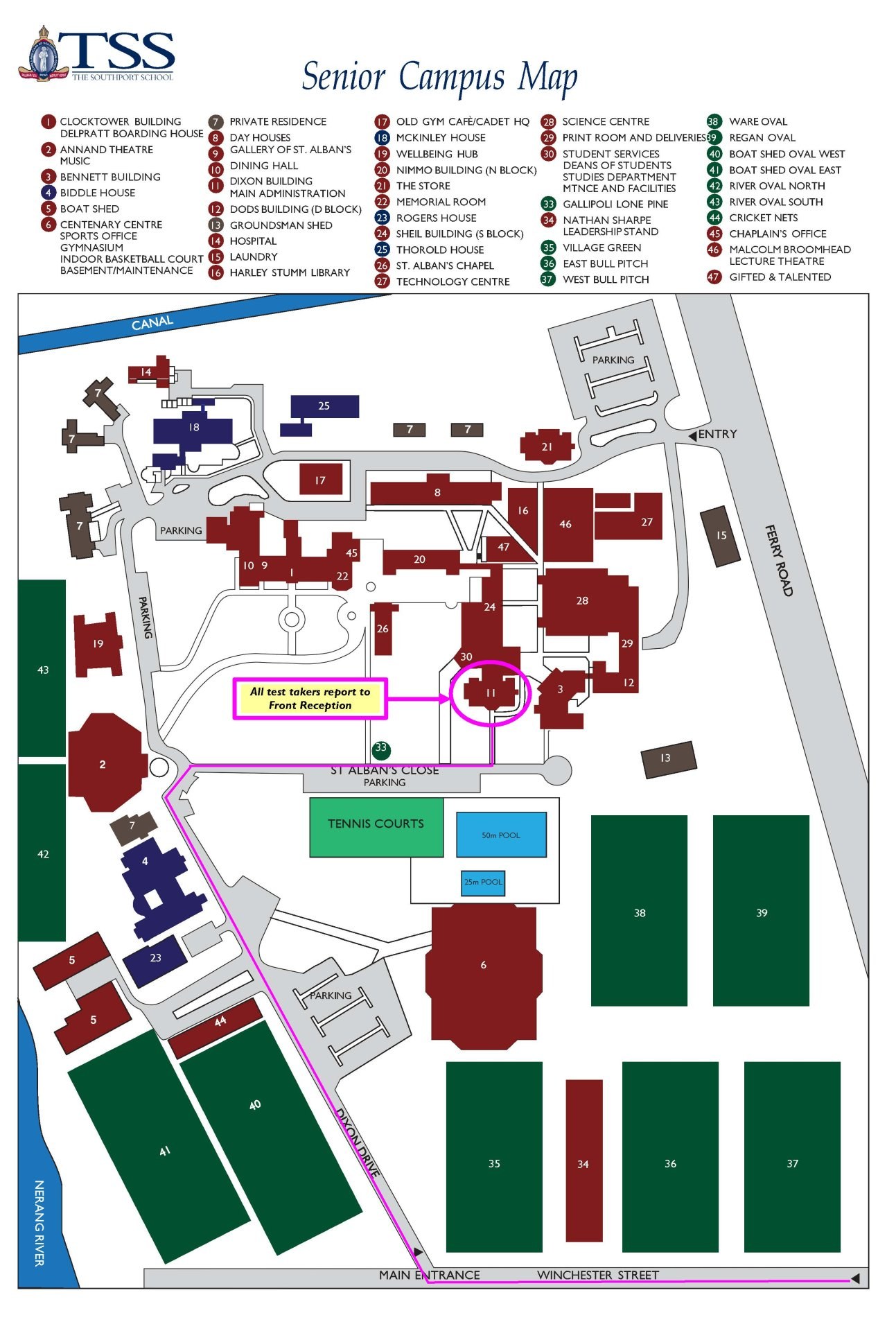 USA College Testing - The Southport School